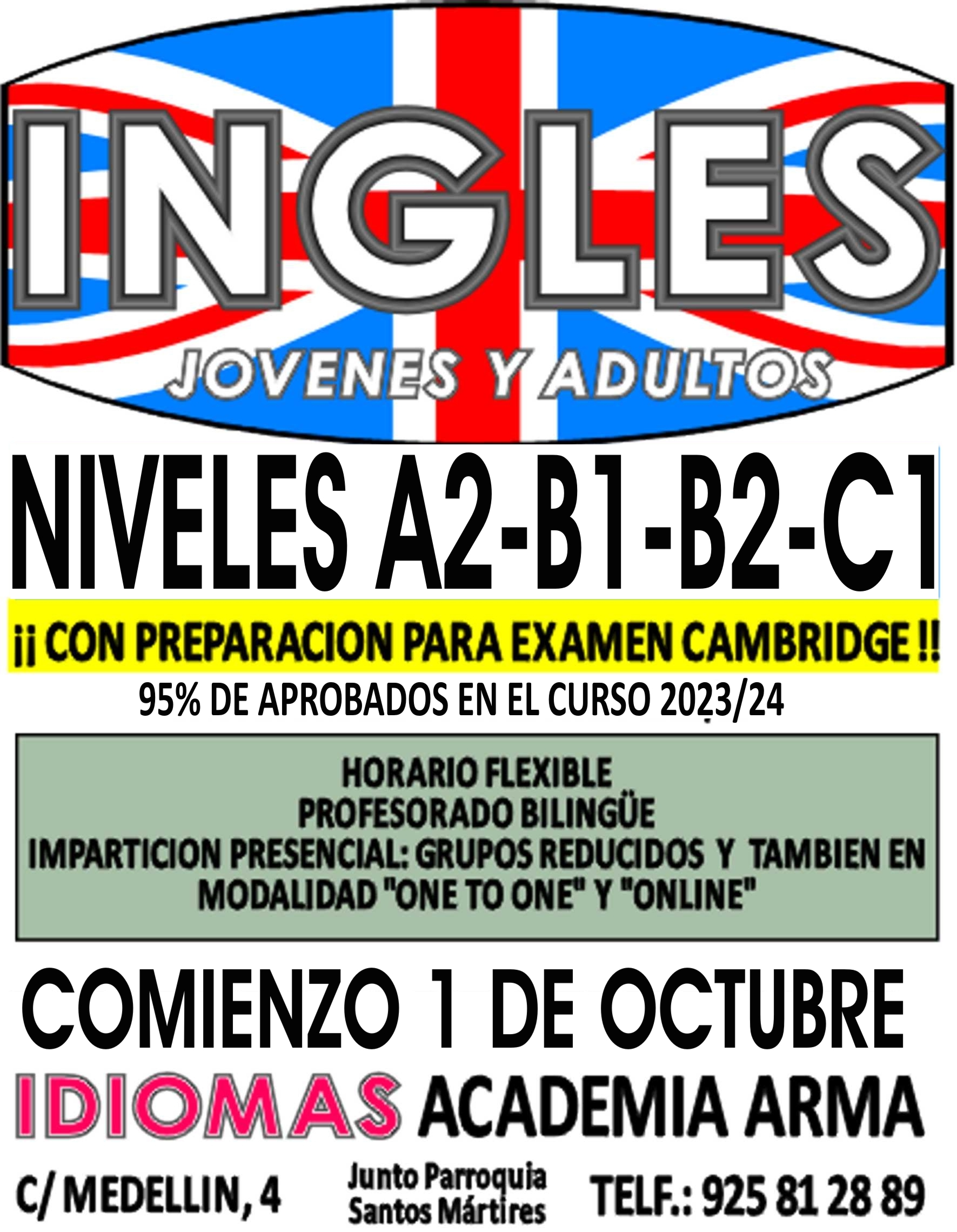 CARTEL INGLES 100 2024 25 - Inicio